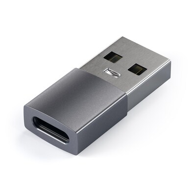 USB 5 günstig Kaufen-Satechi USB Type-A zu Type-C-Adapter Space Gray. Satechi USB Type-A zu Type-C-Adapter Space Gray <![CDATA[• edles Design & hochwertige Qualität • Kompakter USB-A zu USB-C-Adapter • Schneller Datentransfer mit bis zu 5 Gbps]]>. 