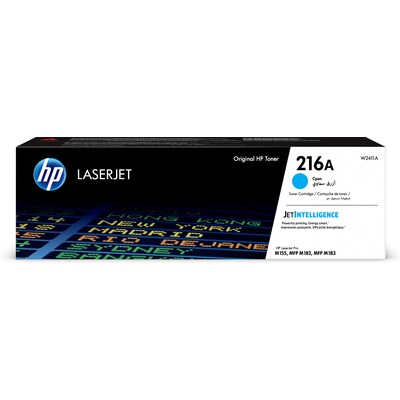 One Color günstig Kaufen-HP 216A / W2411A Original Toner Cyan für ca. 850 Seiten. HP 216A / W2411A Original Toner Cyan für ca. 850 Seiten <![CDATA[• HP216A Tonerkartusche W2411A • Farbe: Cyan • Reichweite: bis zu 850 Seiten • Kompatibel zu: Color LaserJet Pro MF