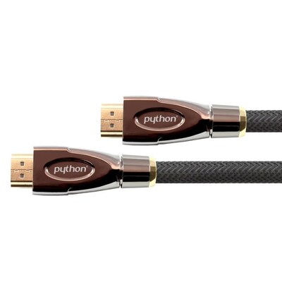 HDMI 4K günstig Kaufen-PYTHON HDMI 2.0 Kabel 3m Ethernet 4K*2K UHD vergoldet OFC schwarz. PYTHON HDMI 2.0 Kabel 3m Ethernet 4K*2K UHD vergoldet OFC schwarz <![CDATA[• HDMI-Kabel • Anschlüsse: HDMI A und HDMI A • Farbe: schwarz, Länge: 3,0m • Vollmetallstecker und 24K 