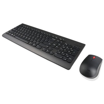 Griechisch/Deutsch günstig Kaufen-Lenovo Essential - kabellose Maus-Tastaturkombination schwarz (4X30M39472). Lenovo Essential - kabellose Maus-Tastaturkombination schwarz (4X30M39472) <![CDATA[• Kabellos, 2,4GHz • Tastatur-Layout: deutsch, Tastatur-Nummernblock integriert • 3 Maust