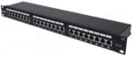 24-Port Cat6a Patchpanel, geschirmt, 24 Ports, FTP, 1 HE