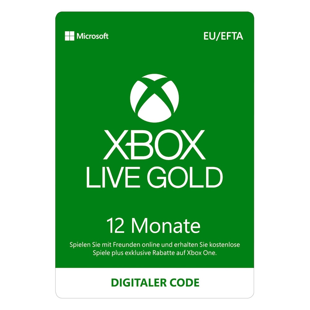 Xbox Live Gold 3 Monate Mitgliedschaft