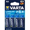 VARTA Longlife Batterie Mignon AA LR6 4er Blister