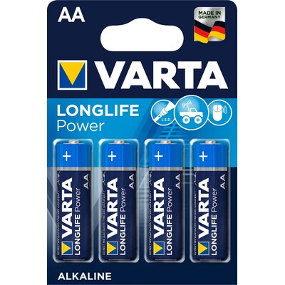 VARTA Longlife Batterie Mignon AA LR6 4er Blister