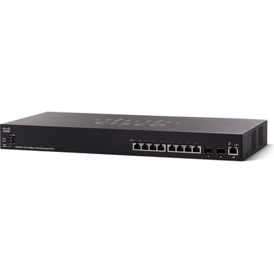 Man at günstig Kaufen-Cisco SX350X-08-K9 8x Port 10Gigabit managed Switch 2x SFP+. Cisco SX350X-08-K9 8x Port 10Gigabit managed Switch 2x SFP+ <![CDATA[• 6x RJ-45, 2x RJ-45/SFP+ • 160Gb/s, 119.05Mp/s, 3MB Paketpuffer • Metallgehäuse, abnehmbare Montagewinkel, Firmwareup