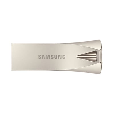 Stick,2 günstig Kaufen-Samsung BAR Plus Flash Drive 3.1 64 GB USB Stick silber. Samsung BAR Plus Flash Drive 3.1 64 GB USB Stick silber <![CDATA[• Einzigartiges Metall-Design • Hohe Zuverlässigkeit • Starke Leistung - bis zu 200MB/s • USB 3.1 Schnittstelle • abwärts