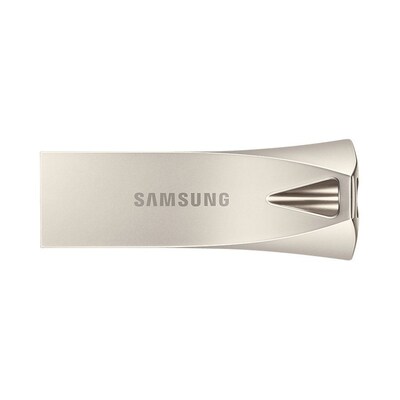 MAXI.LEISTUNG günstig Kaufen-Samsung BAR Plus 128GB Flash Drive 3.1 USB Stick Metallgehäuse silber. Samsung BAR Plus 128GB Flash Drive 3.1 USB Stick Metallgehäuse silber <![CDATA[• Einzigartiges Metall-Design • Hohe Zuverlässigkeit • Starke Leistung - bis zu 200MB/s 