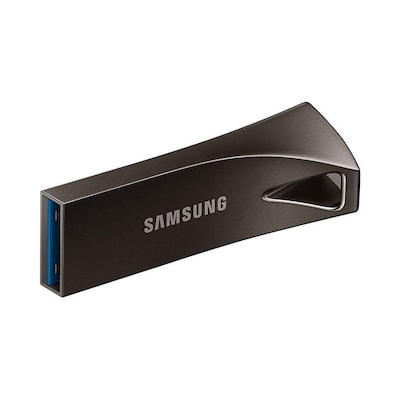 Produktbild: Samsung BAR Plus 128GB Flash Drive 3.1 USB Stick Metallgehäuse grau