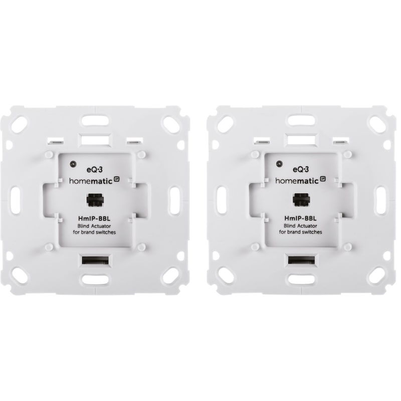 Home 2 günstig Kaufen-Homematic IP Jalousieaktor für Markenschalter HmIP-BBL-2 • 2er Pack. Homematic IP Jalousieaktor für Markenschalter HmIP-BBL-2 • 2er Pack <![CDATA[• Unterputzaktor zum Steuern von Jalousien, Rollläden und Markisen • exakte Einstellu
