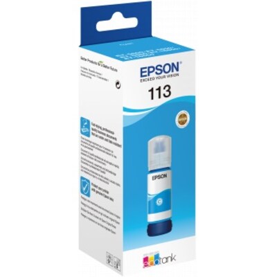 Tank T günstig Kaufen-Epson C13T06B240 Original Tintenbehälter 113 Cyan EcoTank. Epson C13T06B240 Original Tintenbehälter 113 Cyan EcoTank <![CDATA[• Epson Tintenpatrone C13T06B240 / 113 • Farbe: Cyan • Inhalt: ca. 70 ml • Kompatibel zu: Epson EcoTank ET-1660