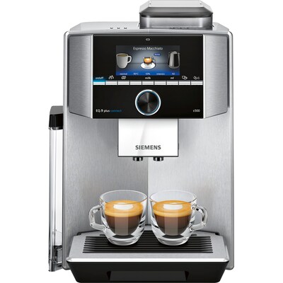 Is To günstig Kaufen-Siemens TI9558X1DE EQ.9 plus connect s500 Kaffeevollautomat Edelstahl. Siemens TI9558X1DE EQ.9 plus connect s500 Kaffeevollautomat Edelstahl <![CDATA[• Farbiges TFT-Display • Programmierung aller Kaffeespezialitäten • Milchschaumgetränke auf Knopf