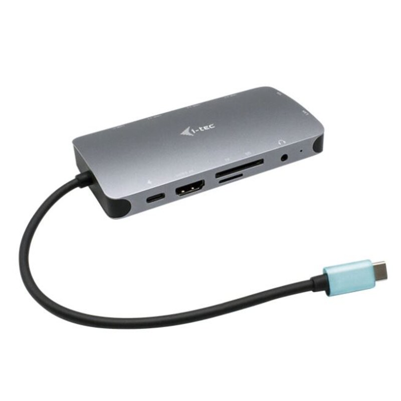 i-tec USB-C Metal Nano Dock 4K HDMI/VGA mit LAN + Power Delivery 100W