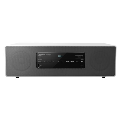 mit 4 günstig Kaufen-Panasonic SC-DM504EG-W Micro HiFi System mit 40W, CD, Bluetooth, DAB+, weiß. Panasonic SC-DM504EG-W Micro HiFi System mit 40W, CD, Bluetooth, DAB+, weiß <![CDATA[• Kompakter Alleskönner, All-In-One-Gerät • Digitalradio (DAB+) und UKW Radio