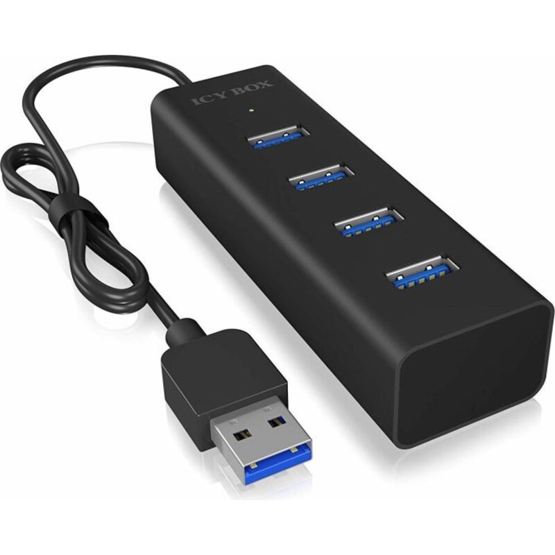 RaidSonic Icy Box IB-HUB1409-U3 USB-Hub, 4x USB-A 3.0, USB-A 3.0