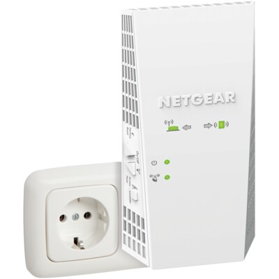 SH 100 günstig Kaufen-Netgear AC1750 WLAN Mesh Range Extender Repeater EX6250-100PES. Netgear AC1750 WLAN Mesh Range Extender Repeater EX6250-100PES <![CDATA[• Dual-Band-WLAN mit bis zu 1750 Mbit/s • unterstützt 802.11ac & a/b/g/n WiFi-Geräte • Funktioniert mit Ihrem v