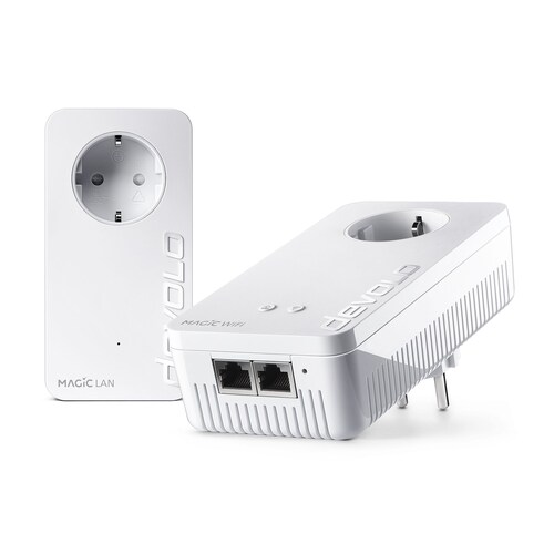 devolo Magic 2 WiFi 2-1-2 Starter Kit (2400mbps Powerline + 2xLAN)