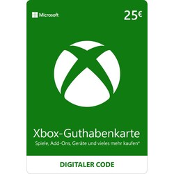 Xbox Guthabenkarte 25 EUR