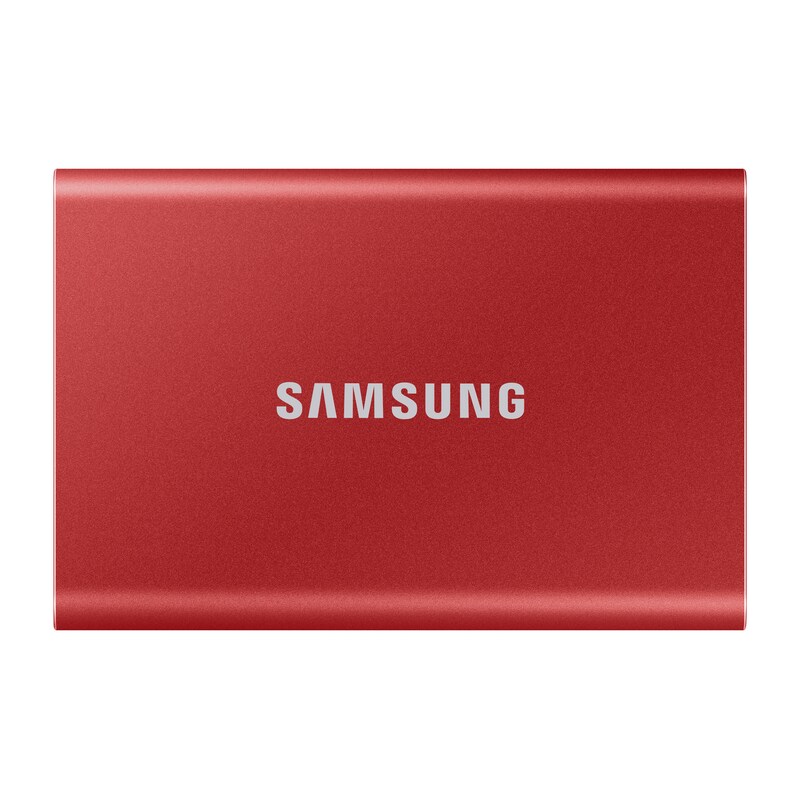 Samsung Portable SSD T7 500 GB USB 3.2 Gen2 Typ-C Metallic Red PC/Mac
