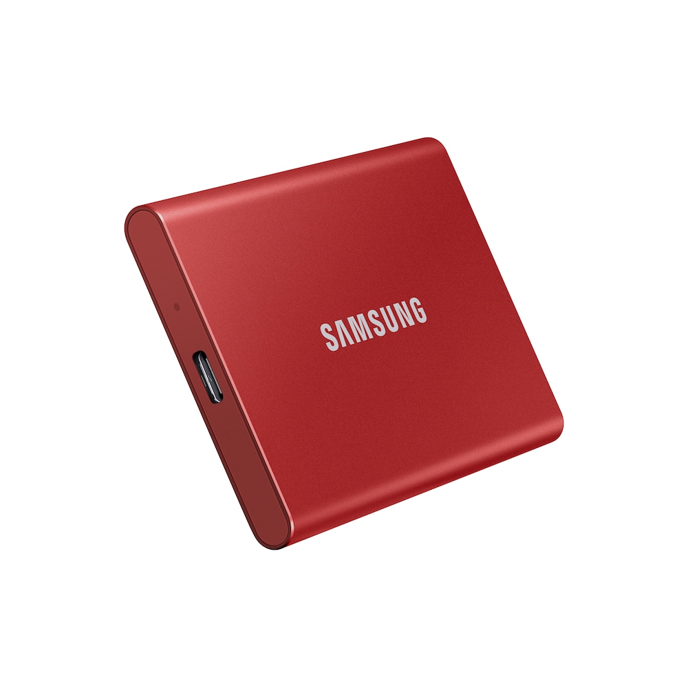 Samsung Portable SSD T7 500 GB USB 3.2 Gen2 Typ-C Metallic Red