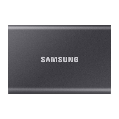 Portable Samsung günstig Kaufen-Samsung Portable SSD T7 500 GB USB 3.2 Gen2 Typ-C Titan Gray. Samsung Portable SSD T7 500 GB USB 3.2 Gen2 Typ-C Titan Gray <![CDATA[• 500 GB (8 mm Bauhöhe, V-NAND mit NVMe) • Maximale Lese-/Schreibgeschwindigkeit: 1.050 MB/s / 1.000 MB/s • Stoßfes