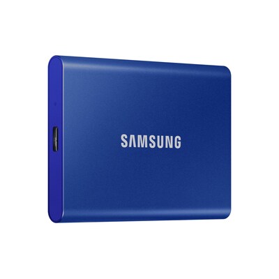 portable CD günstig Kaufen-Samsung Portable SSD T7 2 TB USB 3.2 Gen2 Typ-C Indigo Blue PC/Mac. Samsung Portable SSD T7 2 TB USB 3.2 Gen2 Typ-C Indigo Blue PC/Mac <![CDATA[• 2 TB (8 mm Bauhöhe, V-NAND mit NVMe) • Maximale Lese-/Schreibgeschwindigkeit: 1.050 MB/s / 1.000 MB/s 