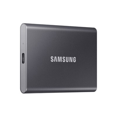 USB Y günstig Kaufen-Samsung Portable SSD T7 2 TB USB 3.2 Gen2 Typ-C Titan Gray PC/Mac. Samsung Portable SSD T7 2 TB USB 3.2 Gen2 Typ-C Titan Gray PC/Mac <![CDATA[• 2 TB (8 mm Bauhöhe, V-NAND mit NVMe) • Maximale Lese-/Schreibgeschwindigkeit: 1.050 MB/s / 1.000 MB/s • 