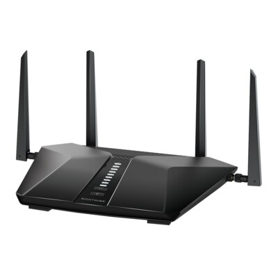 Core günstig Kaufen-Netgear AX5400 Nighthawk AX6 6-Stream WLAN Router. Netgear AX5400 Nighthawk AX6 6-Stream WLAN Router <![CDATA[• AX6 6-Stream AX5400 WLAN-Router (RAX50) • 64-Bit 1,5-GHz-Triple-Core-Prozessor • Vier Hochleistungsantennen • 1024 QAM: Um 25 % erhöht