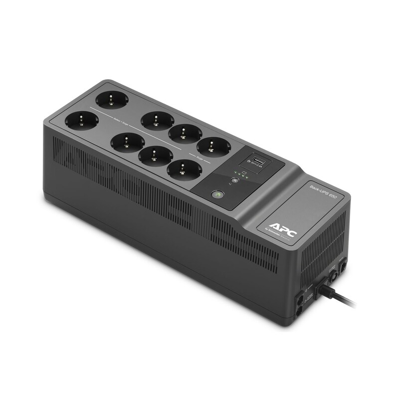 APC Back-UPS BE650G2-GR, 650VA (Überspannschutz, USB Ladefunktion)