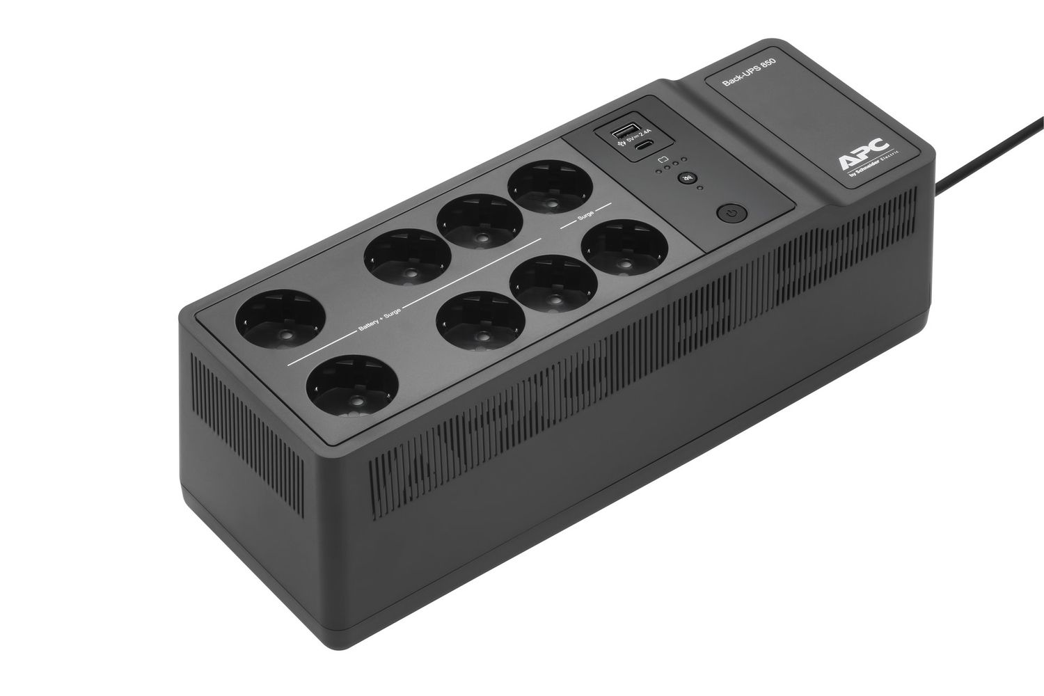 APC Back-UPS 850 VA, 230 V, USB Typ C- und -A-Ports mit Ladefunktion