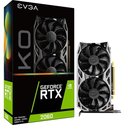 Evga  GeForce RTX 2060 KO Gaming 6GB GDDR6 Grafikkarte DP/HDMI/DVI | 00843368065492