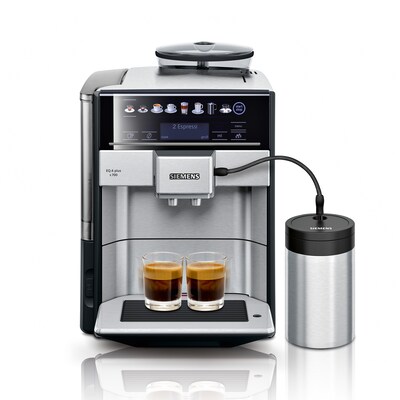 op de  günstig Kaufen-Siemens TE657M03DE EQ.6 plus s700 Kaffeevollautomat Edelstahl. Siemens TE657M03DE EQ.6 plus s700 Kaffeevollautomat Edelstahl <![CDATA[• Farbiges TFT-Display • Programmierung aller Kaffeespezialitäten • Milchschaumgetränke auf Knopfdruck • Scheib