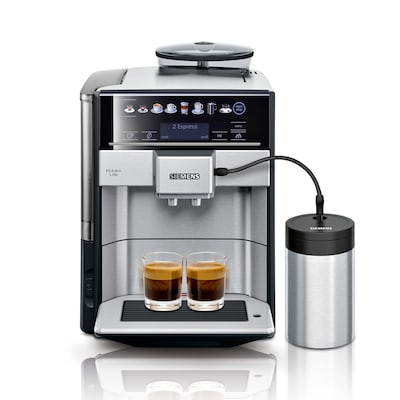 Evo 3D günstig Kaufen-Siemens TE657M03DE EQ.6 plus s700 Kaffeevollautomat Edelstahl. Siemens TE657M03DE EQ.6 plus s700 Kaffeevollautomat Edelstahl <![CDATA[• Farbiges TFT-Display • Programmierung aller Kaffeespezialitäten • Milchschaumgetränke auf Knopfdruck • Scheib