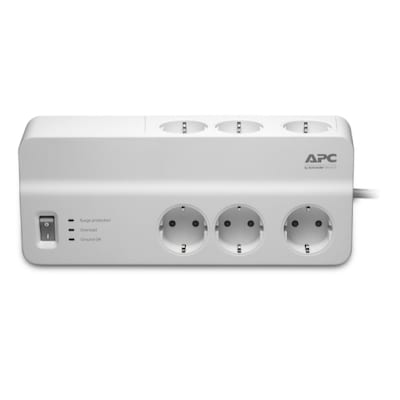 US Gear günstig Kaufen-APC SurgeArrest Essential PM6-GR, 6x Schuko, Überspannschutz, weiß. APC SurgeArrest Essential PM6-GR, 6x Schuko, Überspannschutz, weiß <![CDATA[• Überspannschutz für wertvolle Elektronik in Haushalt und Büro • 6 Schuko-Stecker m