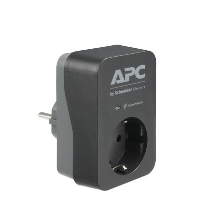 BE 400 günstig Kaufen-APC SurgeArrest Essential PME1WB-GR Überspannschutz. APC SurgeArrest Essential PME1WB-GR Überspannschutz <![CDATA[• Überspannschutz für wertvolle Elektronik in Haushalt und Büro • 1 Schuko-Stecker • Unterstützt bis zu 4000W Leistung 