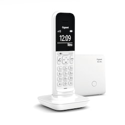 Gigaset CL390A schnurloses Festnetztelefon mit AB (analog), lucent white