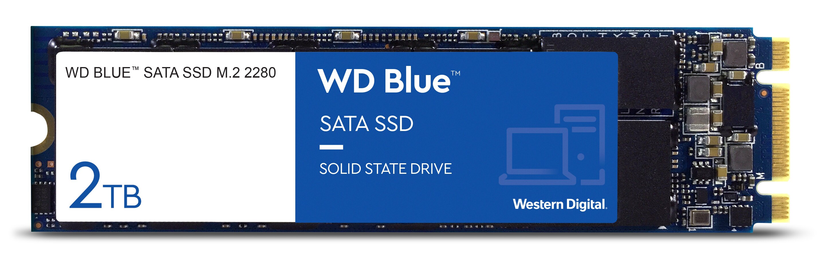 WD Blue 3D NAND SATA-SSD 2TB 6GB/s M.2 2280