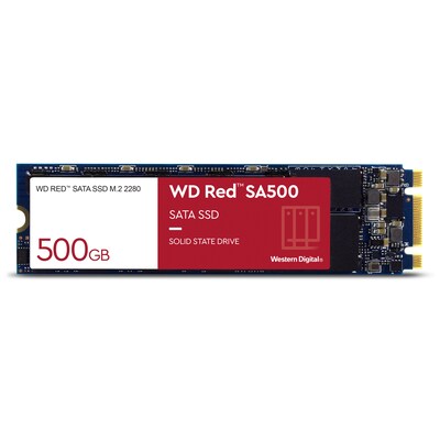 60 x günstig Kaufen-WD Red SA500 NAS SSD 500 GB M.2 2280 SATA. WD Red SA500 NAS SSD 500 GB M.2 2280 SATA <![CDATA[• 500 GB - 2,38 mm Bauhöhe • M.2 2280 Card, SATA III (600 Mbyte/s) • Maximale Lese-/Schreibgeschwindigkeit: 560 MB/s / 530 MB/s • Enterprise: Serverlauf