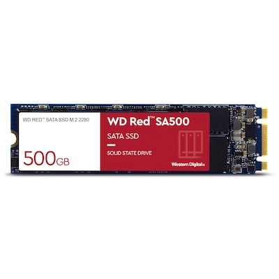 Fritz!Card günstig Kaufen-WD Red SA500 NAS SSD 500 GB M.2 2280 SATA. WD Red SA500 NAS SSD 500 GB M.2 2280 SATA <![CDATA[• 500 GB - 2,38 mm Bauhöhe • M.2 2280 Card, SATA III (600 Mbyte/s) • Maximale Lese-/Schreibgeschwindigkeit: 560 MB/s / 530 MB/s • Enterprise: Serverlauf