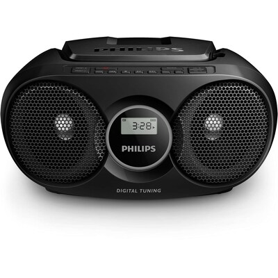 AM UKW günstig Kaufen-Philips AZ215B/12 CD-Radio schwarz. Philips AZ215B/12 CD-Radio schwarz <![CDATA[• CD-Radio • Empfangsart: UKW - AM - Audio-Eingang und MP3-Wiedergabe • Wiedergabe von CD, CD-R und CD-RW • Dynamic Bass Boost - für tiefe und dynamische Bässe • A