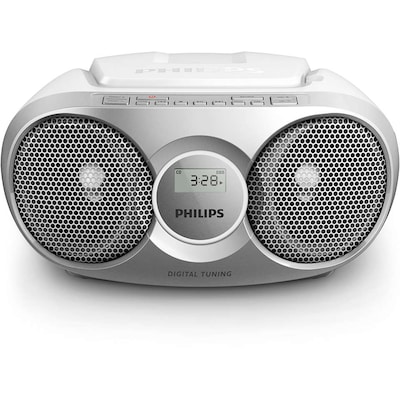 PHILIPS günstig Kaufen-Philips AZ215S/12 CD-Radio Silber. Philips AZ215S/12 CD-Radio Silber <![CDATA[• CD-Radio • Empfangsart: UKW - AM - Audio-Eingang und MP3-Wiedergabe • Wiedergabe von CD, CD-R und CD-RW • Dynamic Bass Boost - für tiefe und dynamische Bässe • Aud