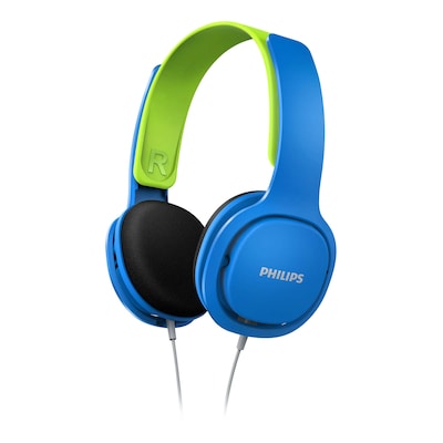 Philips SHK2000BL/00 On Ear Kopfhörer für Kinder - Blau / Grün