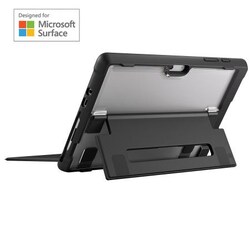 STM Dux Case f&uuml;r Microsoft Surface Go 2 / Go, schwarz/transparent