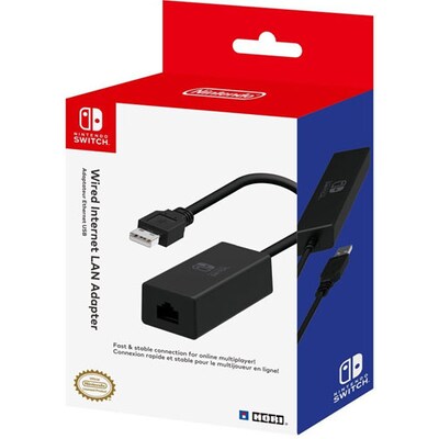 Nintendo Switch günstig Kaufen-HORI Nintendo Switch LAN Adapter. HORI Nintendo Switch LAN Adapter <![CDATA[• Offiziell von Nintendo lizenziert • Farbe: schwarz]]>. 