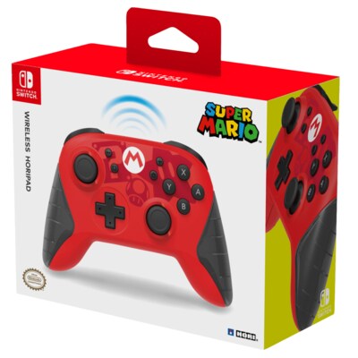 Ich und günstig Kaufen-HORI Nintendo Switch Controller Mario. HORI Nintendo Switch Controller Mario <![CDATA[• Offiziell von Nintendo lizenziert • Bluetooth Wireless Controller • Wiederaufladbarer Lithium-Ionen-Akku • Leicht und ergonomisch • Motion Control-Funktional