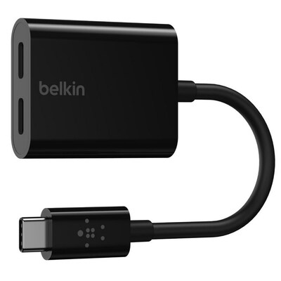 Belkin günstig Kaufen-Belkin RockStar USB-C Audio- und Ladeadapter Schwarz. Belkin RockStar USB-C Audio- und Ladeadapter Schwarz <![CDATA[• USB-Kabel • Anschlüsse: USB Typ C und USB Typ C • Farbe: schwarz • 4K Support • Farbe: Schwarz]]>. 