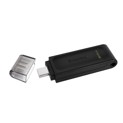 Typ C  günstig Kaufen-Kingston 64GB DataTraveler 70 USB-Typ C 3.2 Gen1 USB-Stick. Kingston 64GB DataTraveler 70 USB-Typ C 3.2 Gen1 USB-Stick <![CDATA[• USB 3.2 Gen 1 (USB 3.0) Geschwindigkeit • Bis zu 128GB Erweiterungsspeicher für Tablets, Notebooks und mehr • optimal 