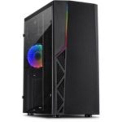 mit Gitter günstig Kaufen-Inter-Tech B-02RGB Gaming Tower ATX/MicroATX Gehäuse Schwarz. Inter-Tech B-02RGB Gaming Tower ATX/MicroATX Gehäuse Schwarz <![CDATA[• Frontblende mit Meshgitter-Einsatz • Abmessungen (HxBxT): 425 x 200 x 390mm • Einschübe (intern): 2x 3.5