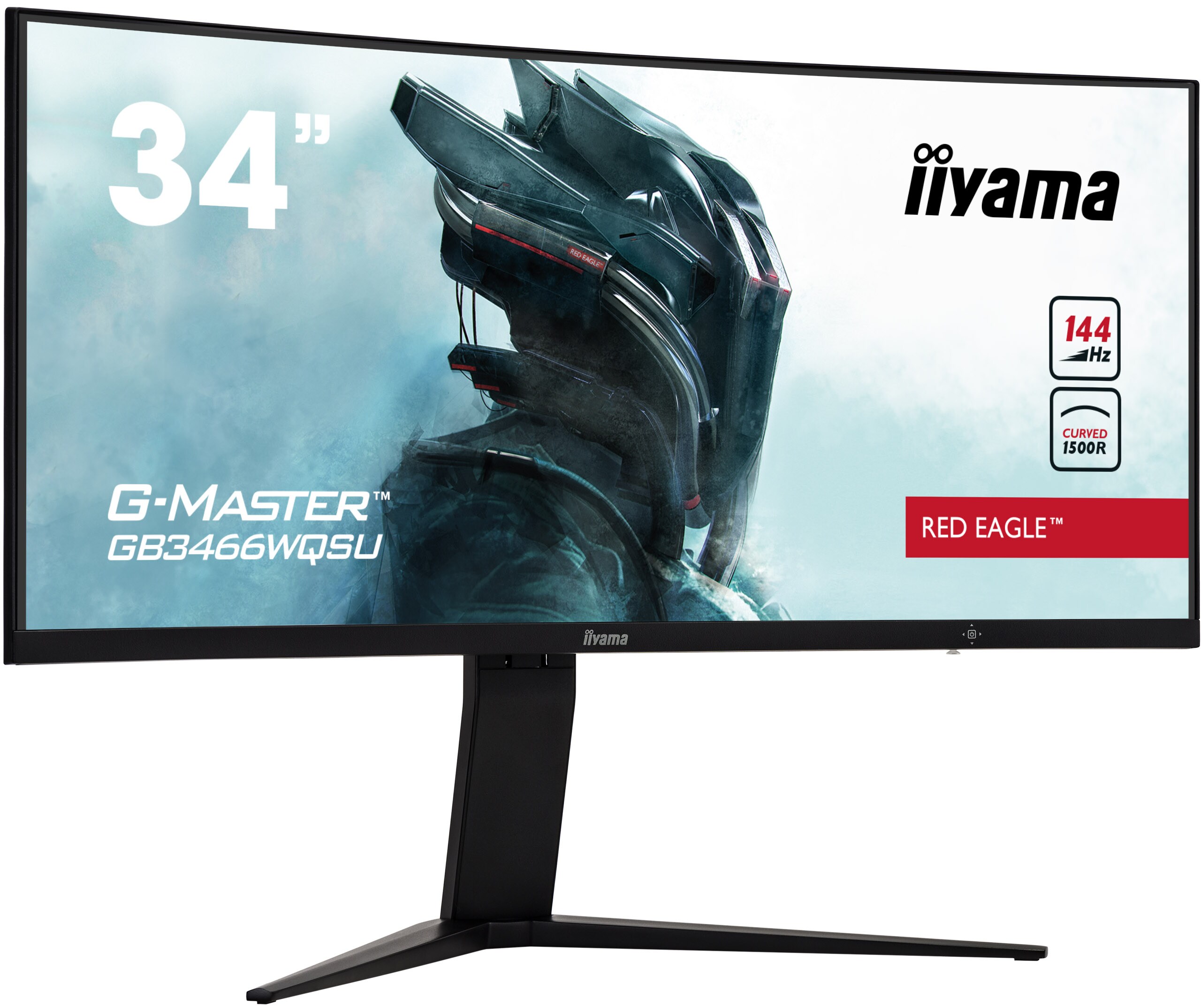 iiyama G-Master GB3466WQSU-B1 86,5cm (34&quot;) UWQHD Monitor HDMI/DP 144Hz 1ms HDR