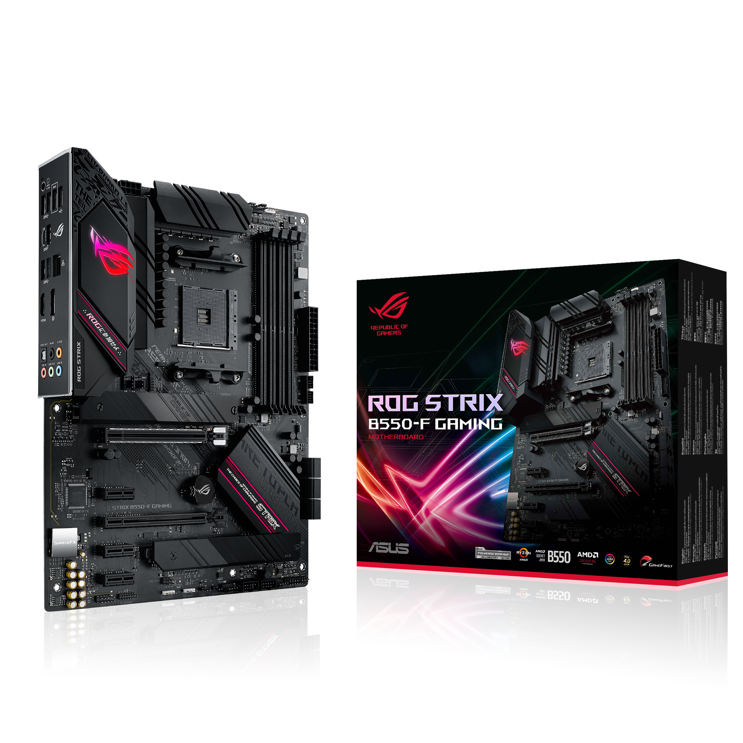 ASUS ROG Strix B550-F Gaming ATX Mainboard Sockel AM4 M.2/USB3.2/HDMI/DP