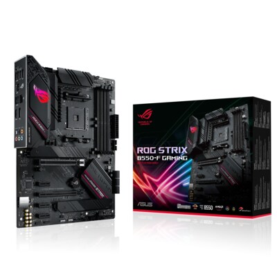 STRIX günstig Kaufen-ASUS ROG Strix B550-F Gaming ATX Mainboard Sockel AM4 M.2/USB3.2/HDMI/DP. ASUS ROG Strix B550-F Gaming ATX Mainboard Sockel AM4 M.2/USB3.2/HDMI/DP <![CDATA[• ATX Mainboard Sockel AM4 für AMD Ryzen der 3. Generation • AMD B550 Chipsatz, Grafik aus Ryz